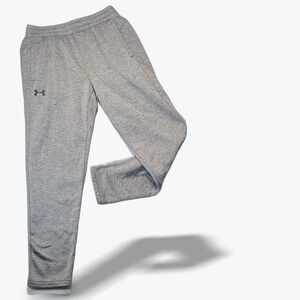 Under Armour Fleece Jogger Sweatpants Loose Fit Heather Gray Mens Large